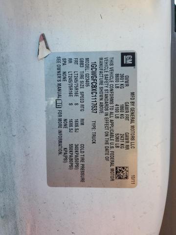 2012 Chevrolet Express G2500