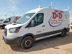 Salvage trucks for sale at Andrews, TX auction: 2017 Ford Transit T-250