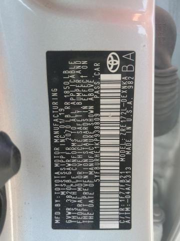 2019 Toyota Corolla le