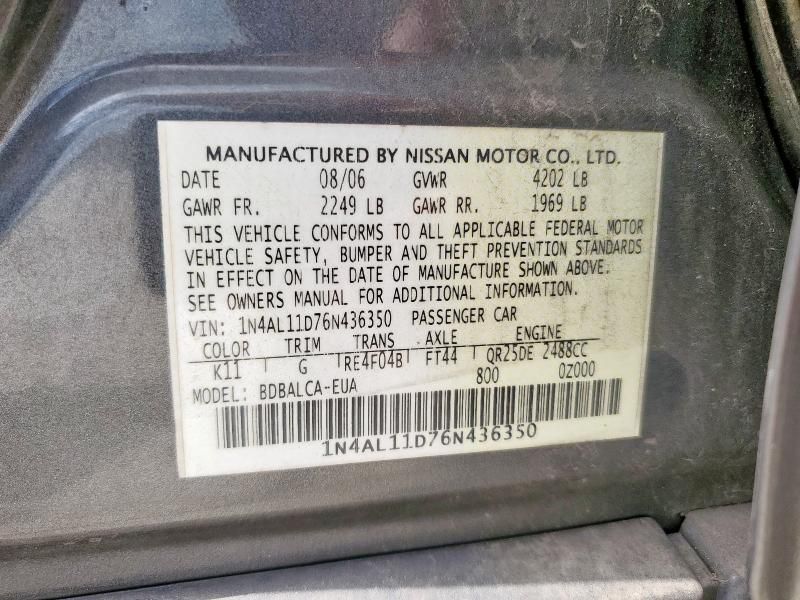 2006 Nissan Altima S