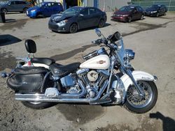 Salvage motorcycles for sale at Duryea, PA auction: 2007 Harley-Davidson Flstc