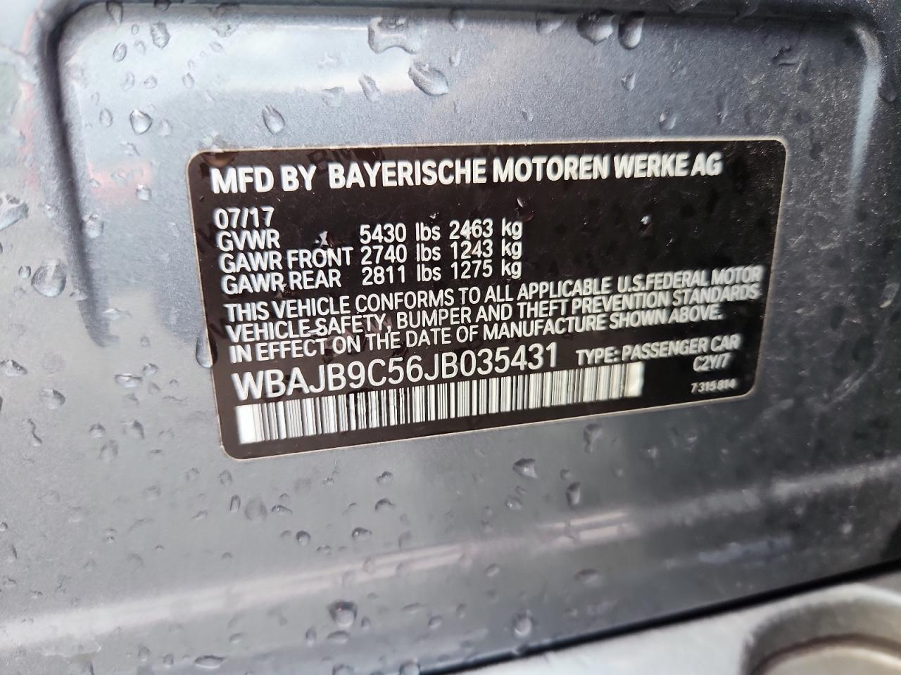 2018 BMW M550xi