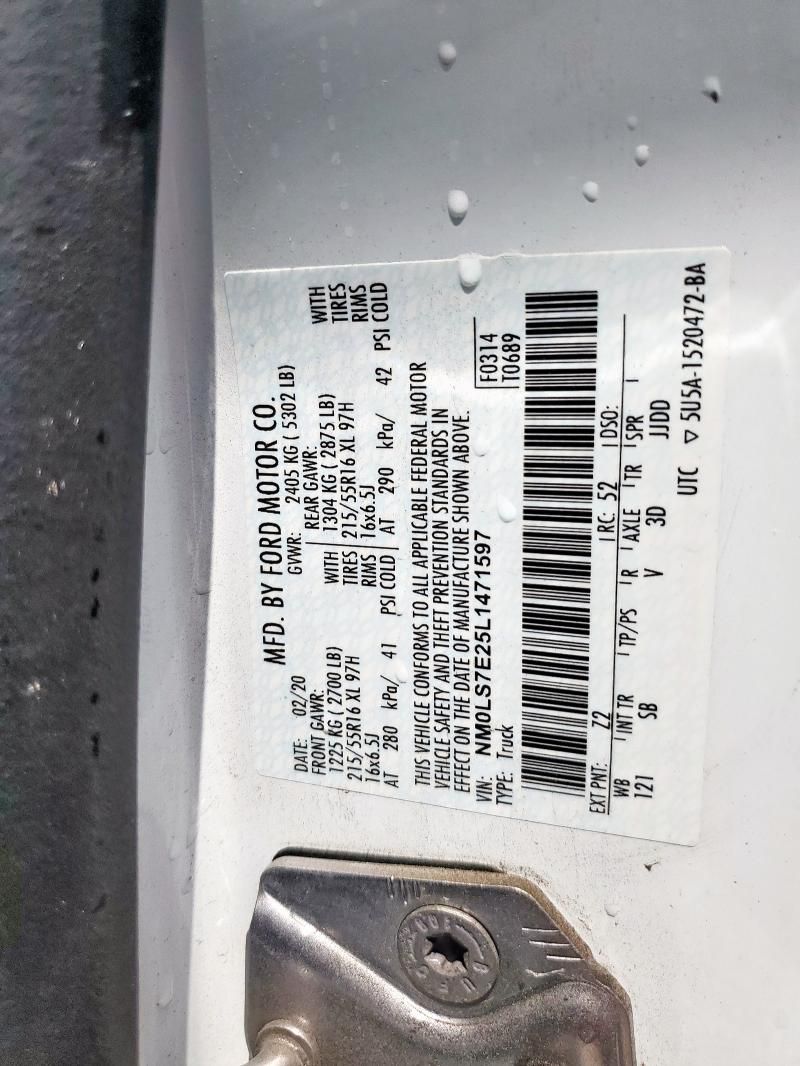 2020 Ford Transit Connect XL