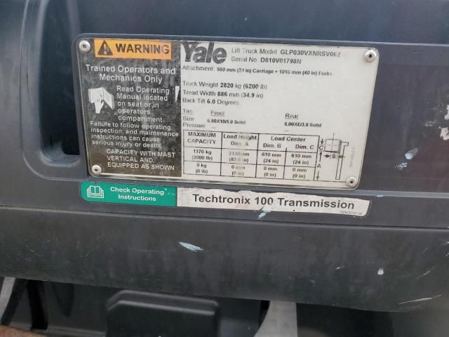 2015 Yale GLP030VXNRSV062 Forklift
