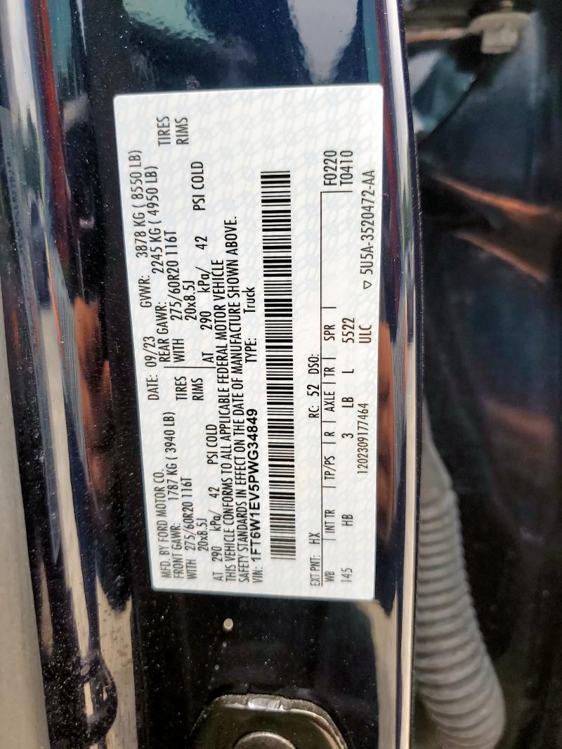 2023 Ford F150 Lightning PRO