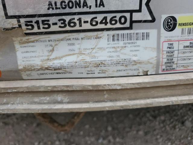 2021 H&h Trailers 2021 H&H H8414TFTV-070 Enclosed Cargo Trailer