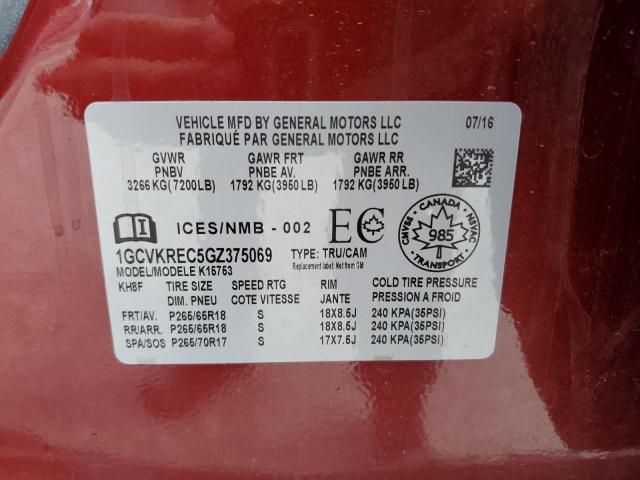 2016 Chevrolet Silverado K1500 LT