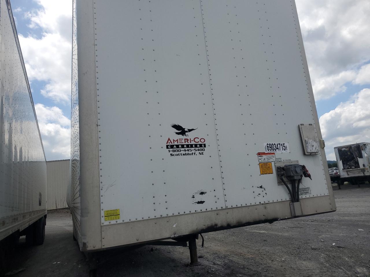 2017 Utility VS2DX DRY Van Trailer