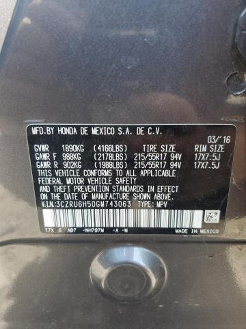 2016 Honda Hr-v ex