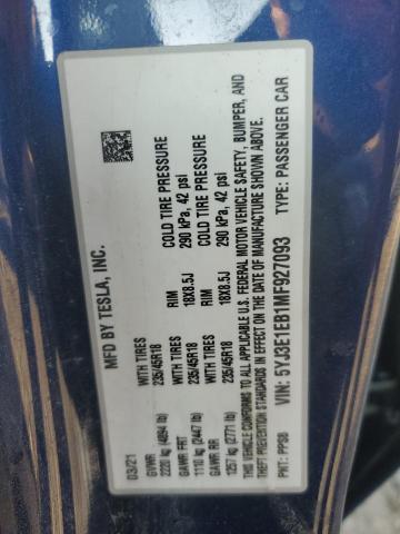 2021 Tesla Model 3