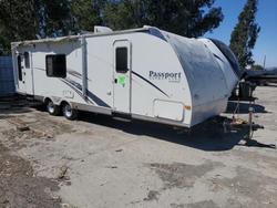 Salvage trucks for sale at American Canyon, CA auction: 2009 Passport 2009 Keystone Passport U-RVS Camper