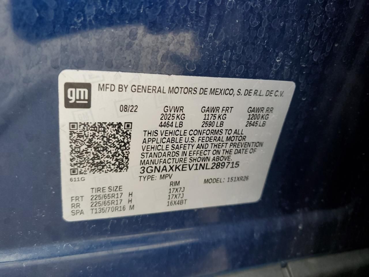 2022 Chevrolet Equinox lt