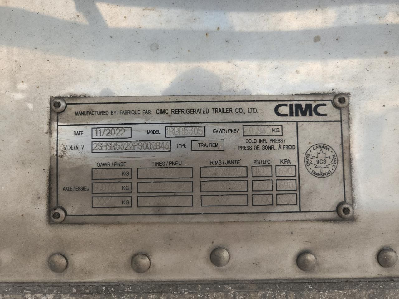 2023 Cimc Na-trailers