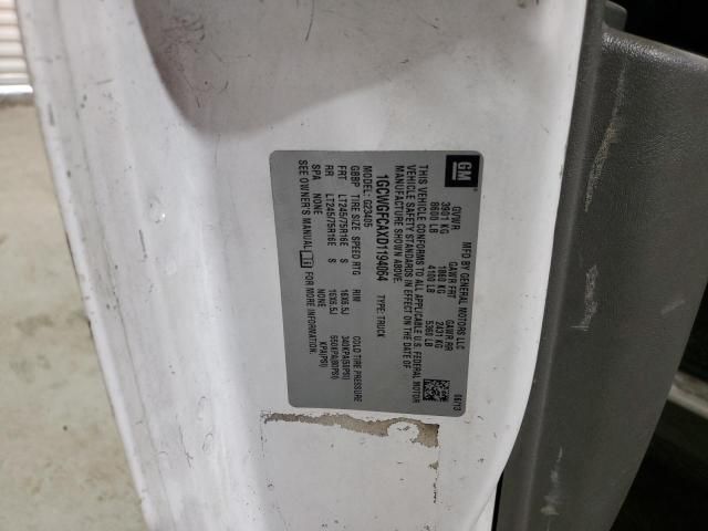 2013 Chevrolet Express G2500