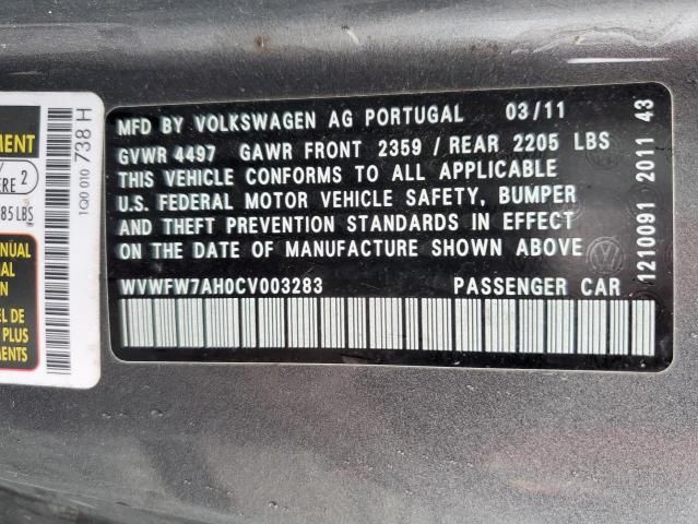 2012 Volkswagen EOS LUX