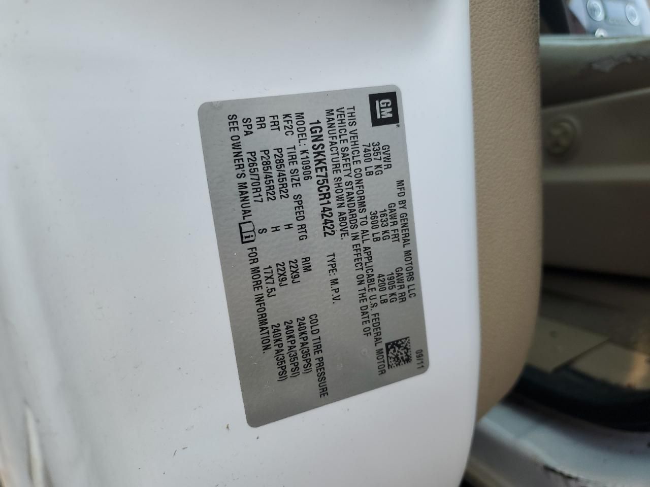 2012 Chevrolet Suburban K1500 ltz