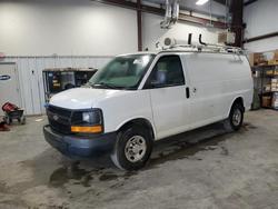 Salvage trucks for sale at Earlington, KY auction: 2013 Chevrolet Express G2500