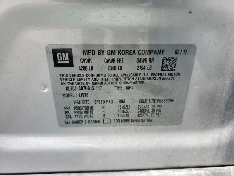 2017 Chevrolet Trax 1LT