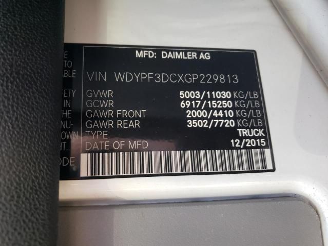 2016 Freightliner Sprinter 3500