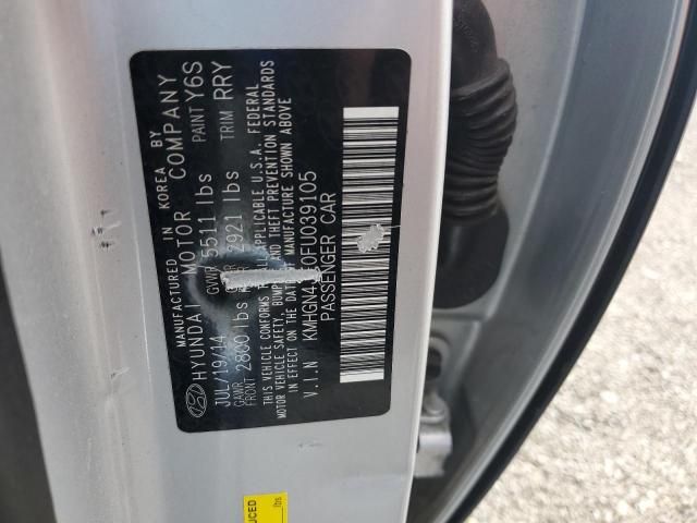 2015 Hyundai Genesis 3.8L