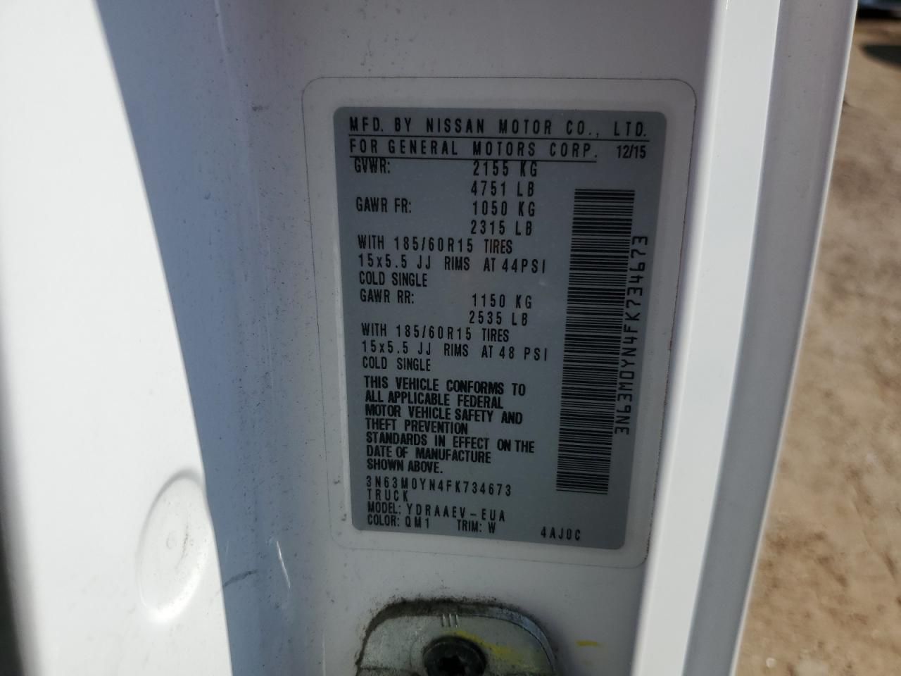 2015 Chevrolet City Express LS