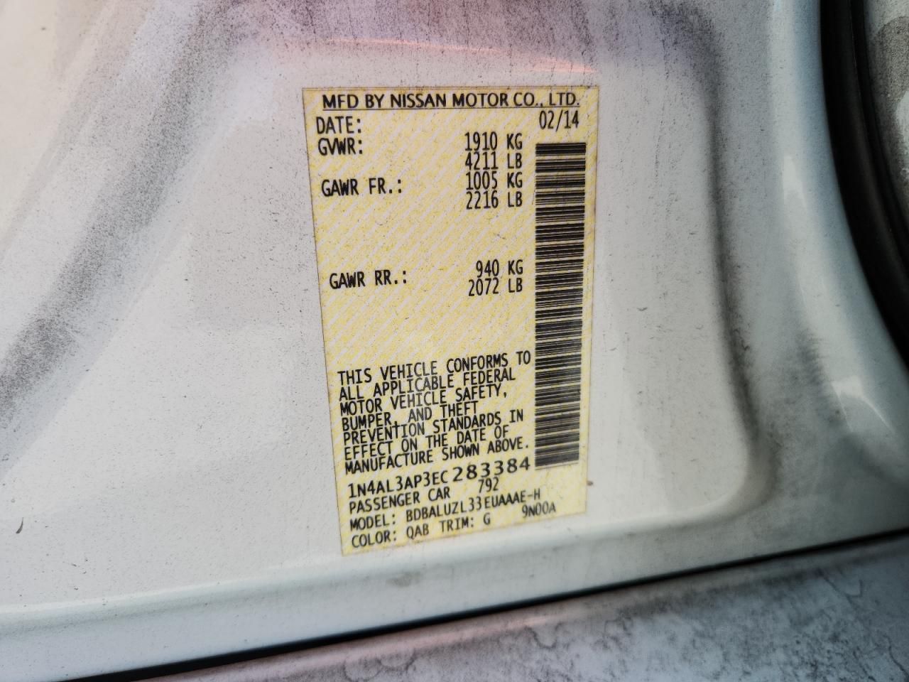 2014 Nissan Altima 2.5