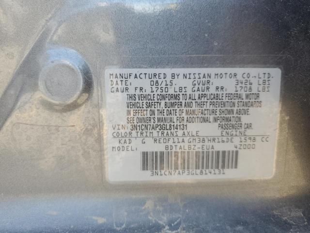 2016 Nissan Versa S