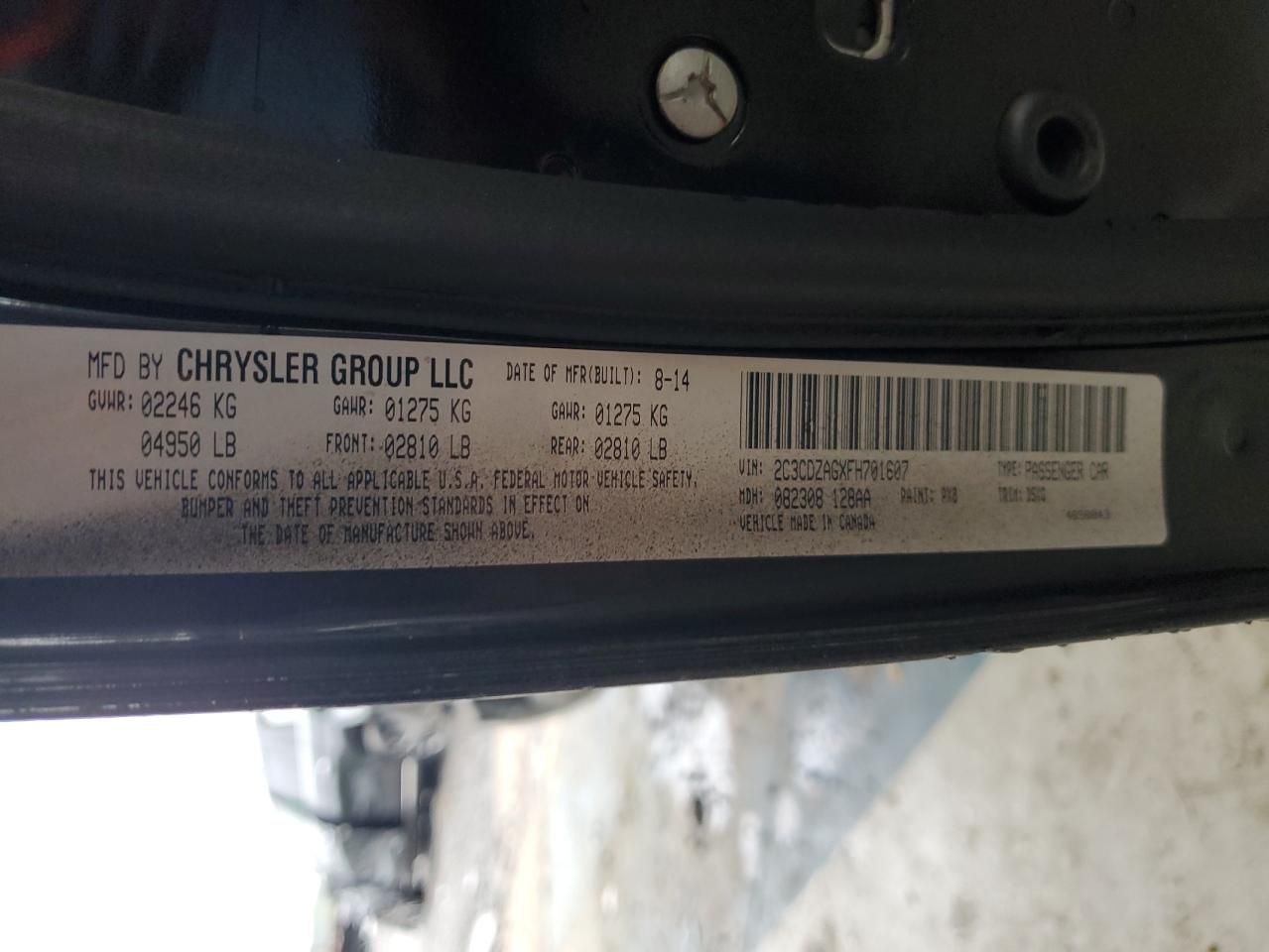 2015 Dodge Challenger sxt