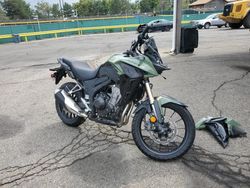Salvage motorcycles for sale at Denver, CO auction: 2022 Honda CB500 XA