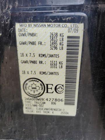 2009 Niss Frontier le