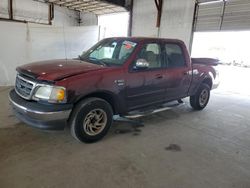 Salvage trucks for sale at Lexington, KY auction: 2002 Ford F150 Supercrew