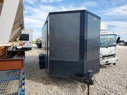 Salvage trucks for sale at Taylor, TX auction: 2023 Diamocargo 2023 Diamond Cargo 7X16 TA-3500 Enclosed Cargo TRA