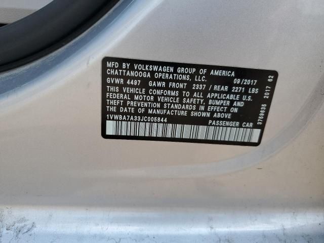 2018 Volkswagen Passat SE