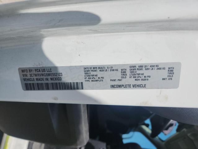 2021 Dodge RAM Promaster 3500 3500 Standard