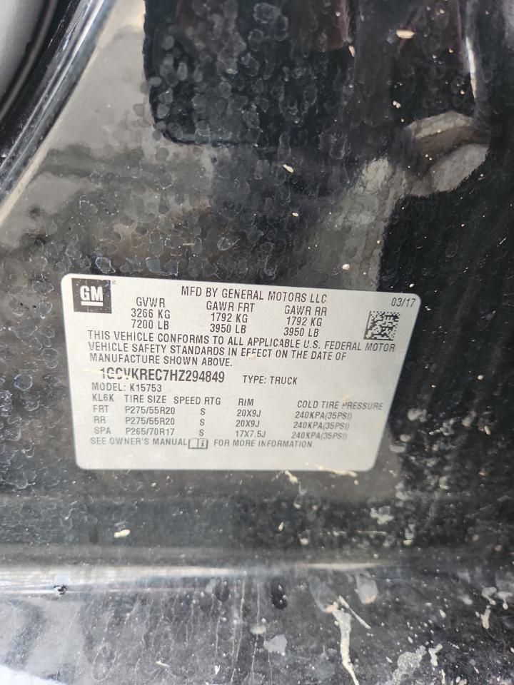 2017 Chevrolet Silverado K1500 lt