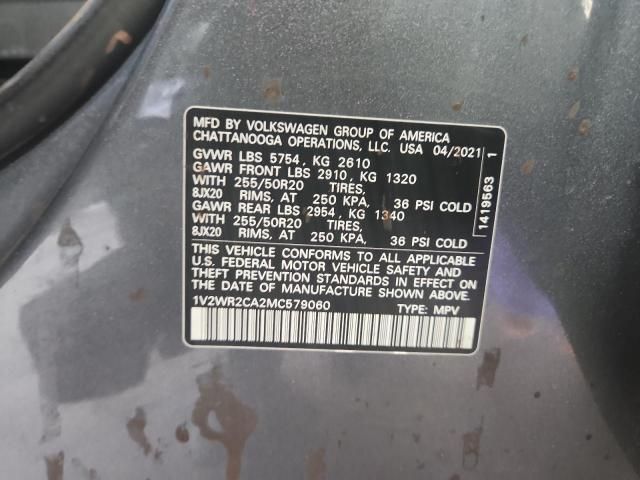 2021 Volkswagen Atlas SE