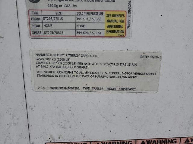 2021 Cyng 2021 Cynergy Crago 4X85SABASIC Enclosed Cargo Trai