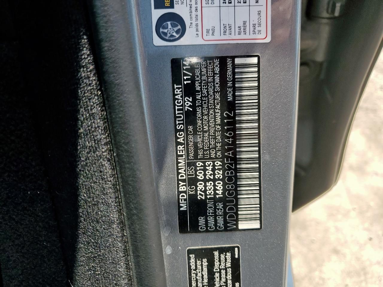 2015 Mercedes-Benz S 550