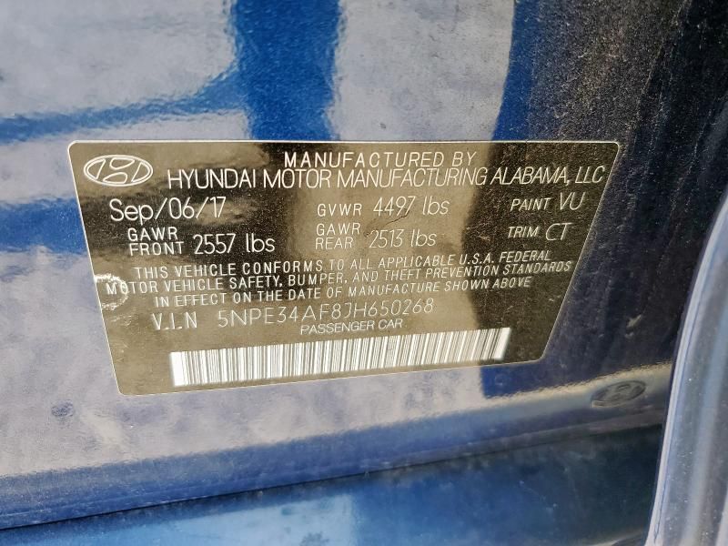 2018 Hyundai Sonata Sport
