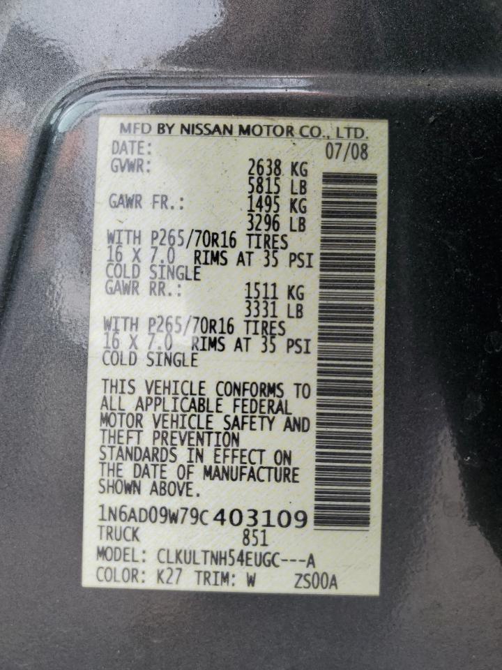 2009 Nissan Frontier SE V6