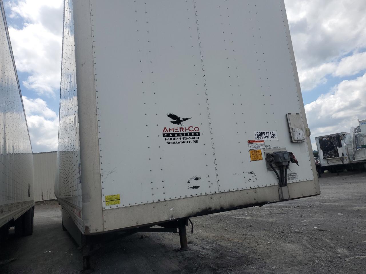 2017 Utility VS2DX DRY Van Trailer