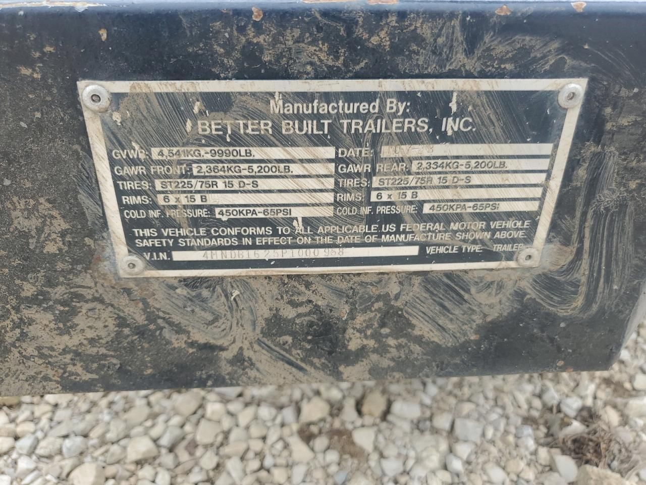 2023 Better Built Equipment Trailer