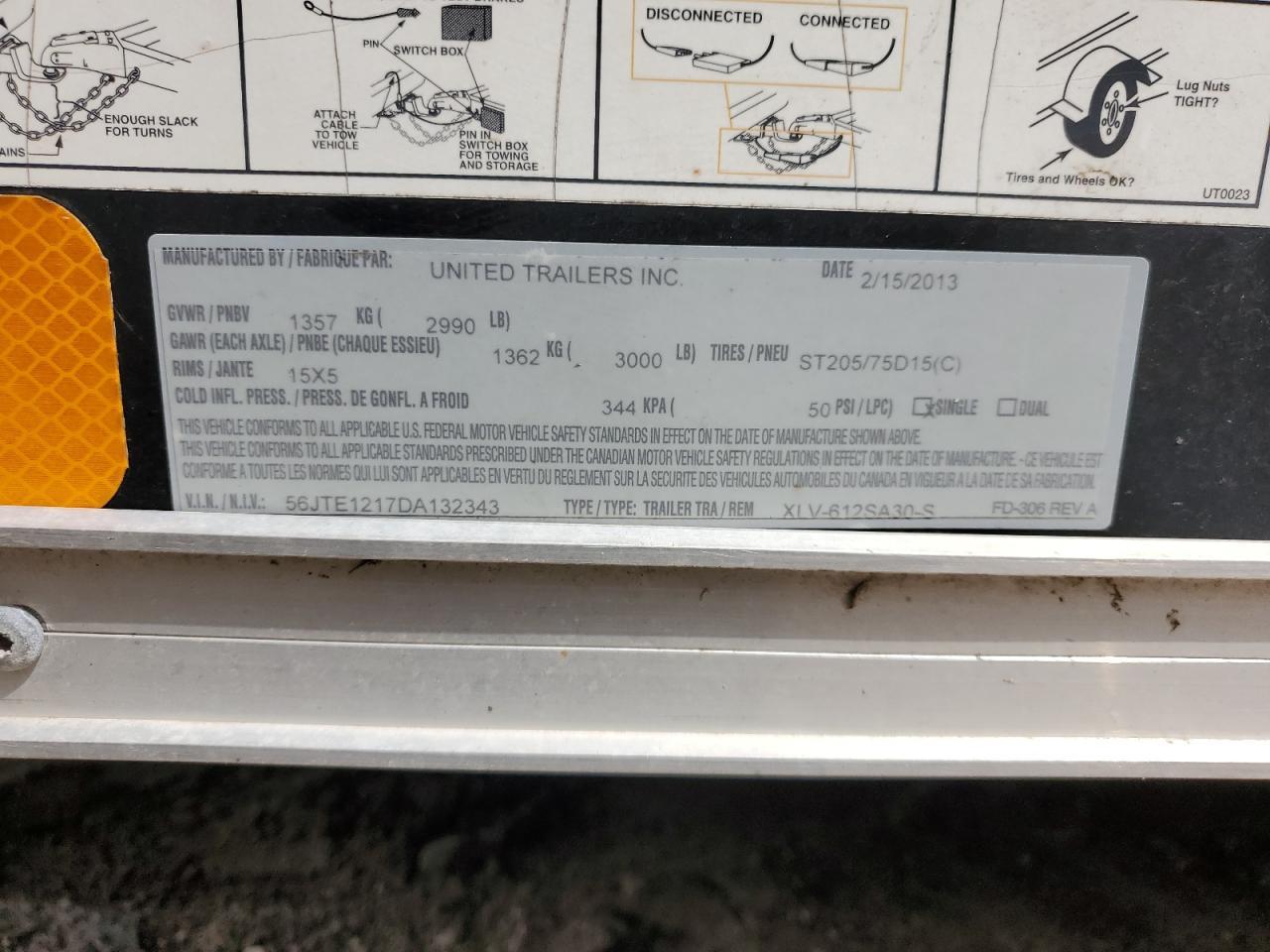 2016 United Trailers XLV-612SA30-S Enclosed Cargotrailer