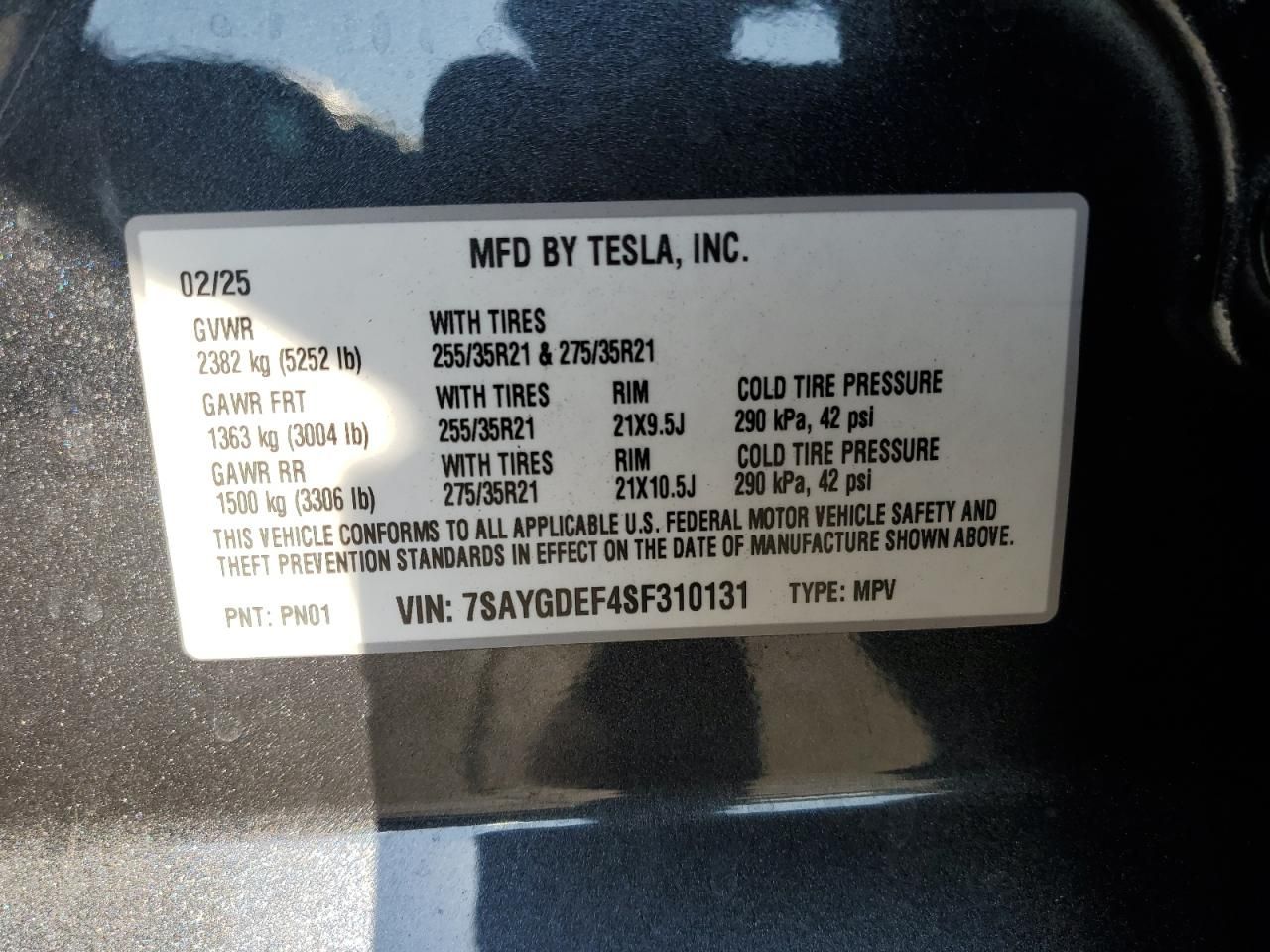 2025 Tesla Model y