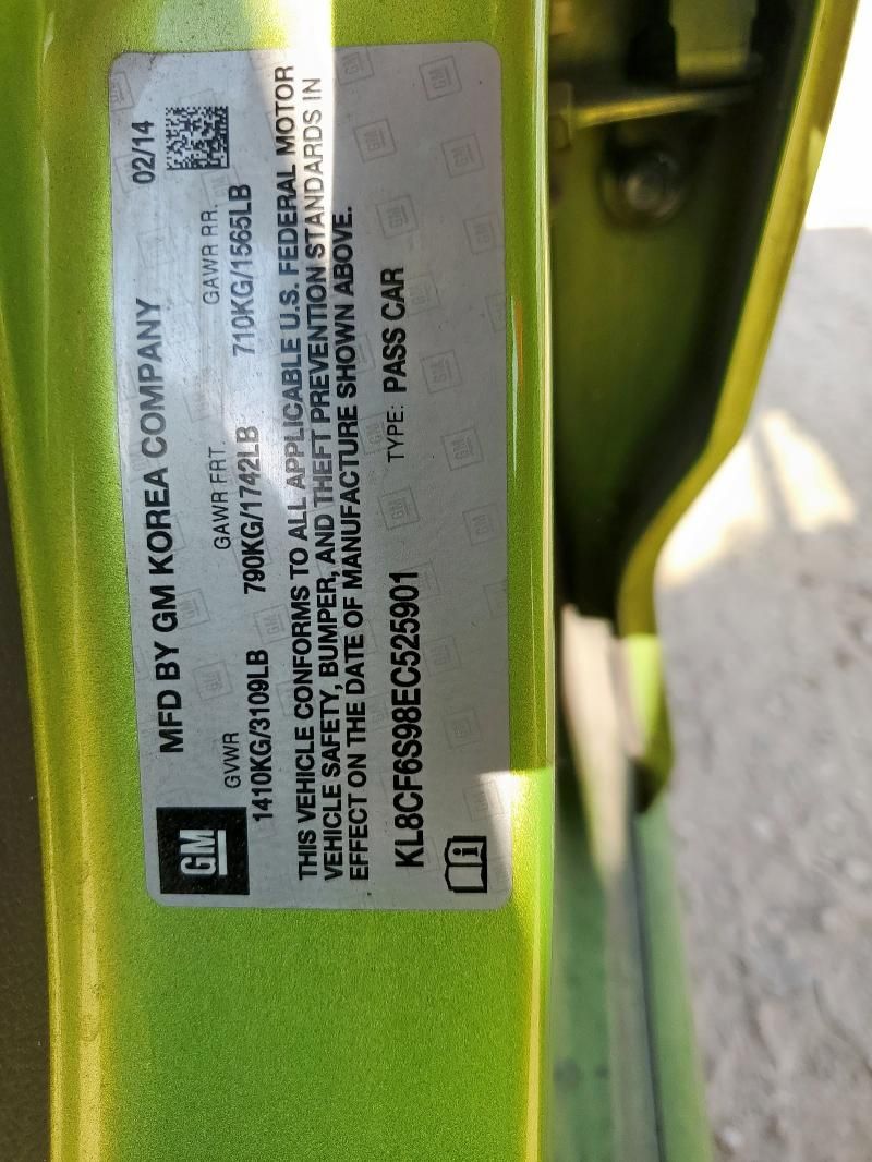 2014 Chevrolet Spark 2LT