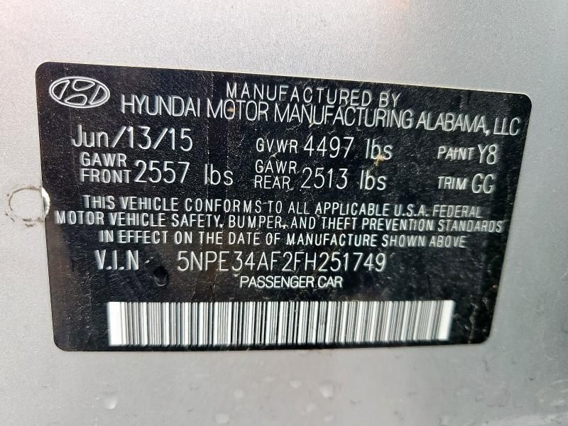 2015 Hyundai Sonata Sport