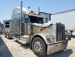 Salvage trucks for sale at Haslet, TX auction: 2024 Peterbilt 389 Semi Truck