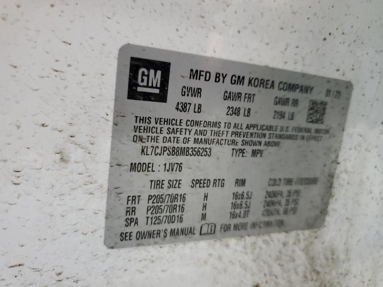 2021 Chevrolet Trax 1LT