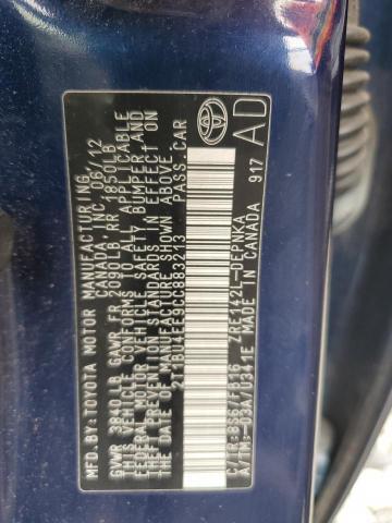 2012 Toyota Corolla Base