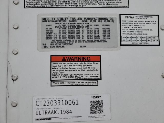 2024 Utility VS2DX DRY Van Trailer